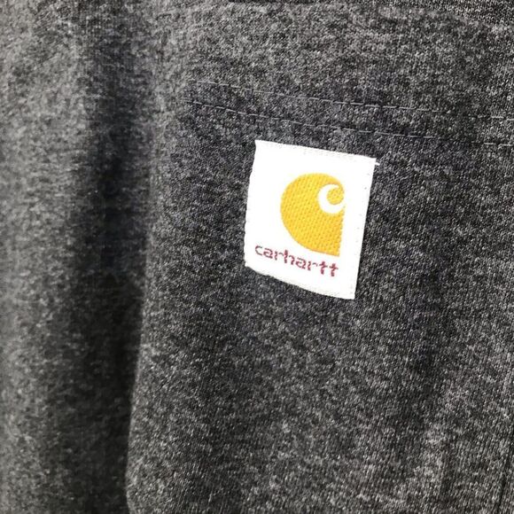 Carhartt Dark Gray Original Fit Cotton Blend Short Sleeve T Shirt - Picture 13 of 16